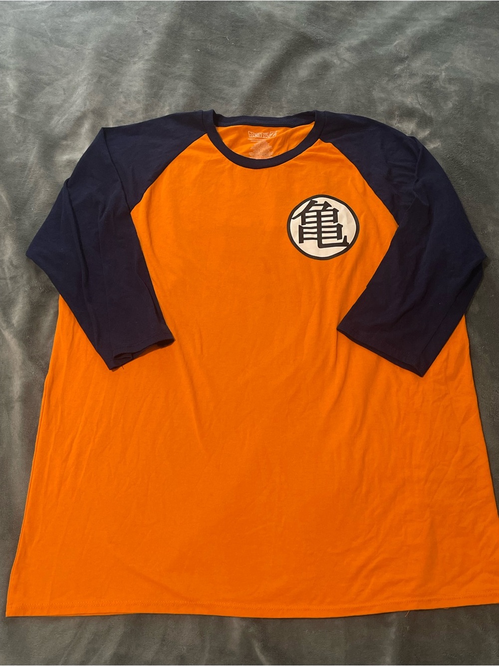 Dragon Ball Z double sided graphic baseball tee